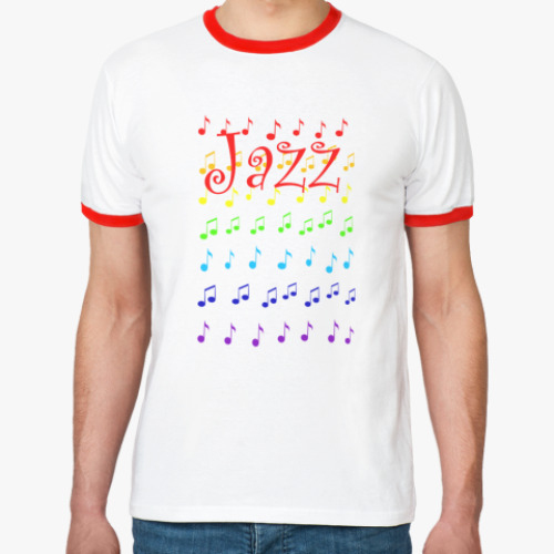 Футболка Ringer-T 'Jazz'
