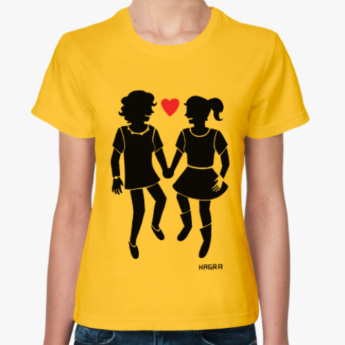 Женская футболка Весёлые лесбиянки