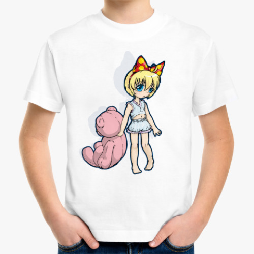 Детская футболка Чибик с  мишкой