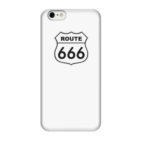 Чехол для iPhone 6/6s трасса 666