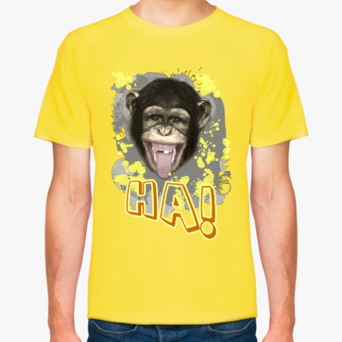 Футболка HA! monkey