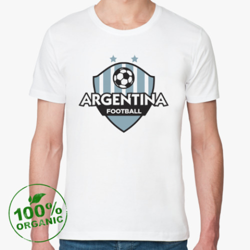 Футболка из органик-хлопка Футбол Аргентины