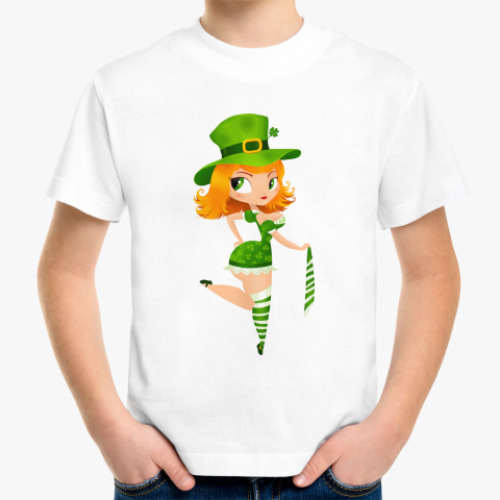 Детская футболка Leprechaun girl