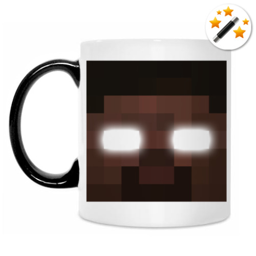Кружка-хамелеон minecraft