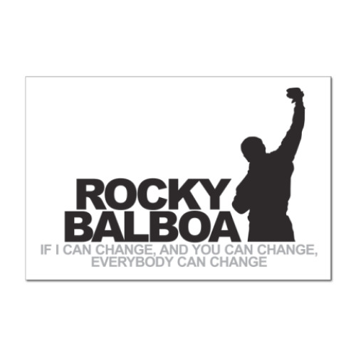 Наклейка (стикер) Рокки Бальбоа