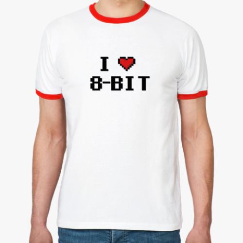 Футболка Ringer-T i love 8bit