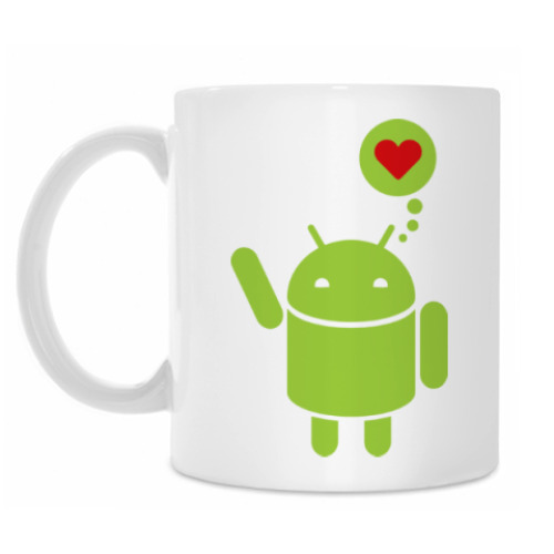 Кружка Love Android