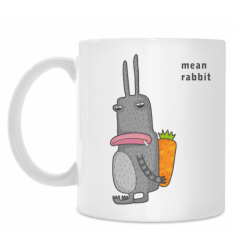 Кружка Mean rabbit