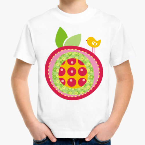 Детская футболка Веселое яблочко