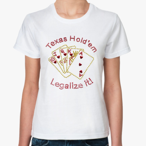 Классическая футболка biser-legalize