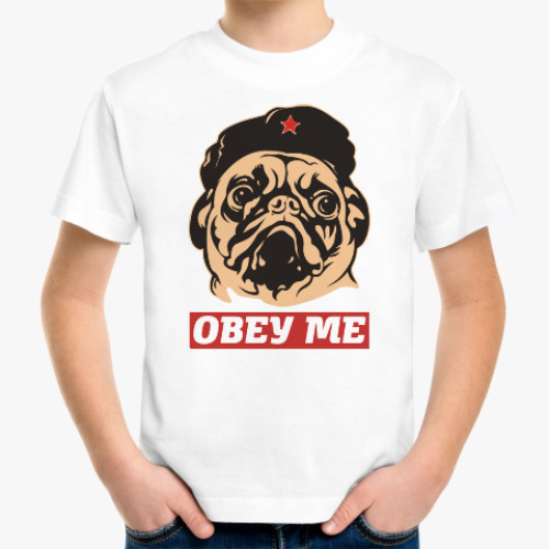 Детская футболка Obey the doggy