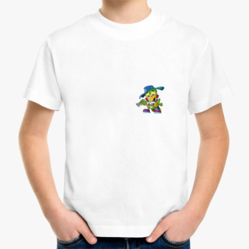 Детская футболка 'Жека-попугай'