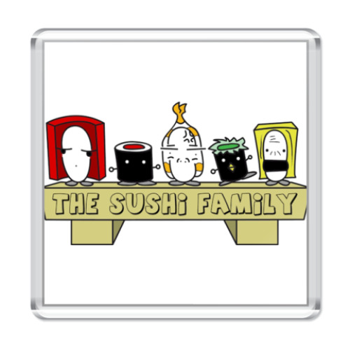 Магнит Sushi Family