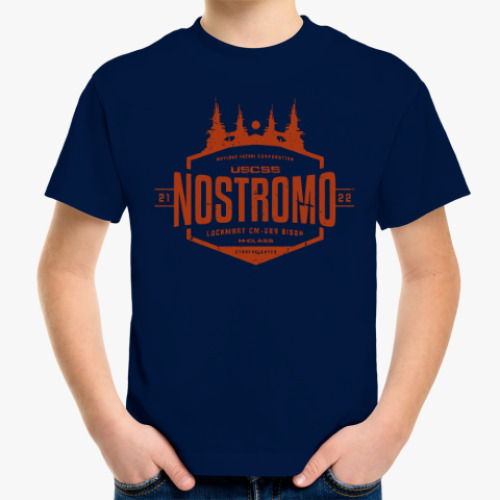 Детская футболка Чужой. Nostromo