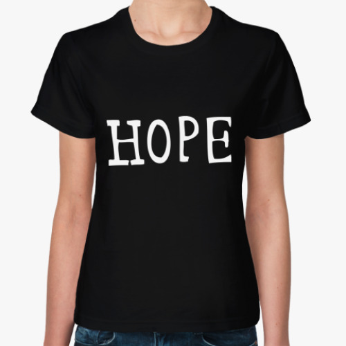 Женская футболка  HOPE