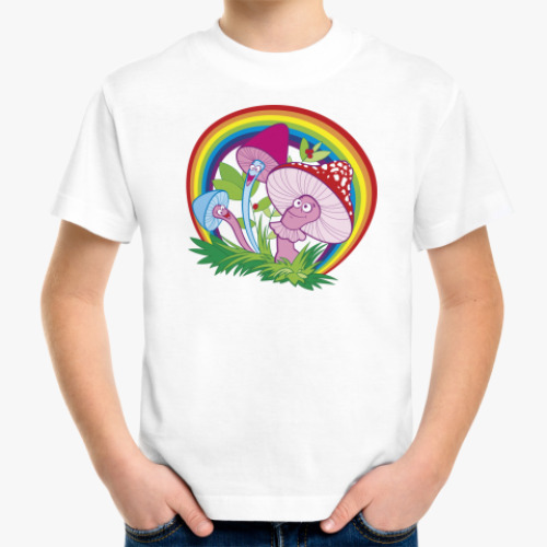 Детская футболка Веселые грибочки