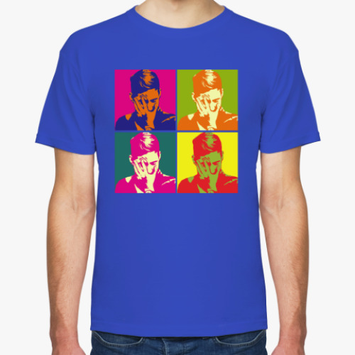 Футболка Kaiser Chiefs - Warhol blue edition