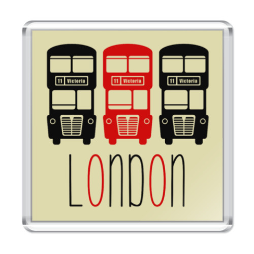 Магнит London Bus