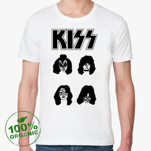 Футболка из органик-хлопка KISS.Автографы