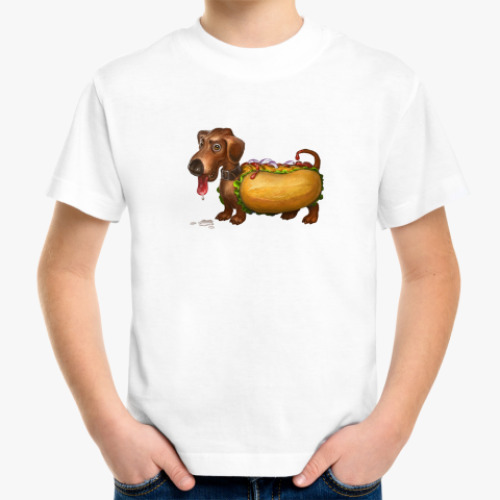 Детская футболка hot-dog