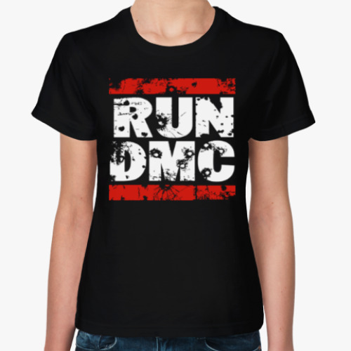 Женская футболка RUN DMC