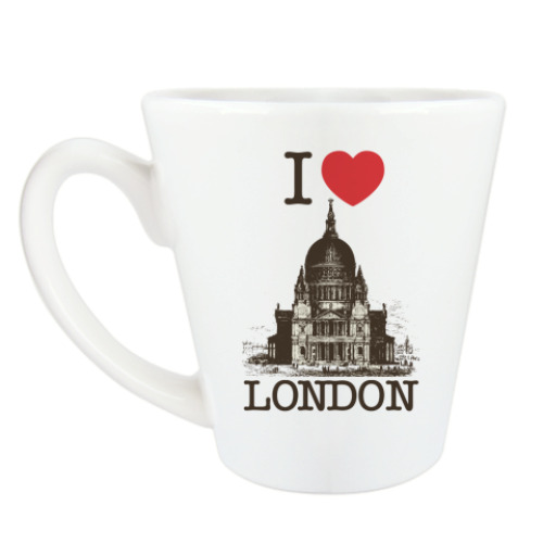 Чашка Латте I Love London