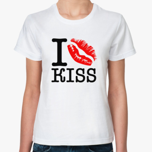 Классическая футболка Kiss