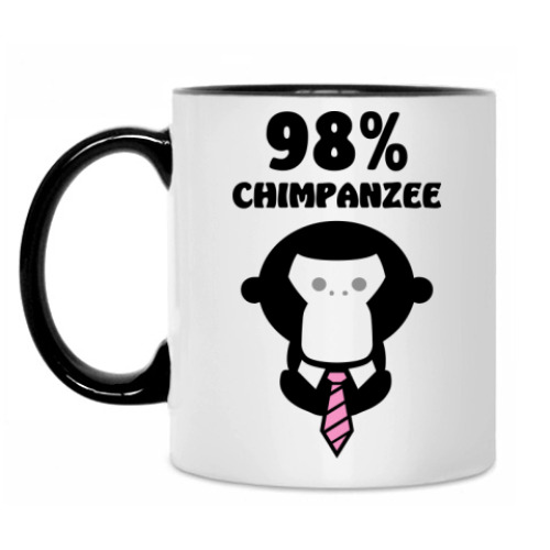 Кружка 98% шимпанзе