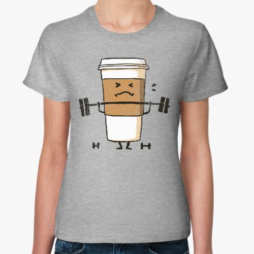 Женская футболка Крепкий Кофе
