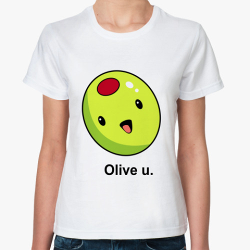 Классическая футболка Olive U