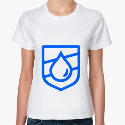 Классическая футболка Droplet Emblem
