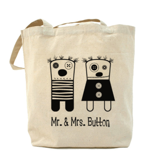 Сумка шоппер Mr. & Mrs. Button