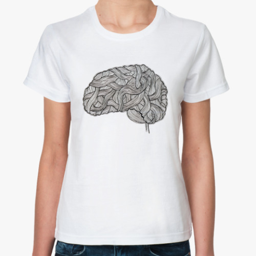 Классическая футболка «Мозг»