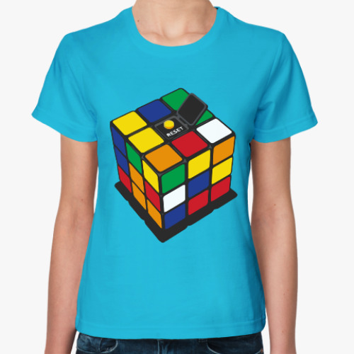 Женская футболка Кубик Рубика | Rubiks Cube