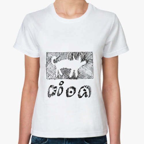 Классическая футболка 'KIDA-FOX'