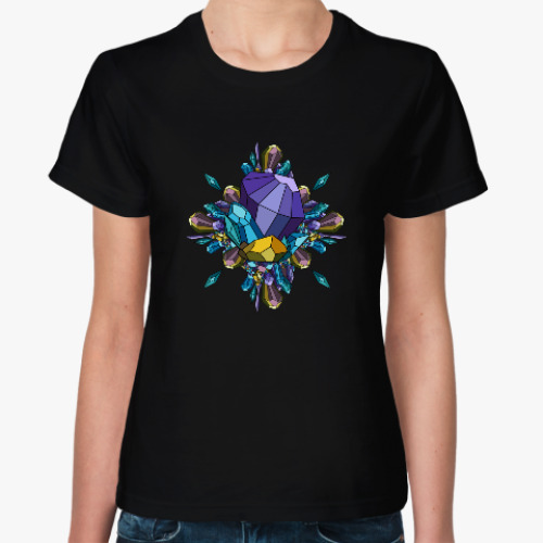 Женская футболка Crystal