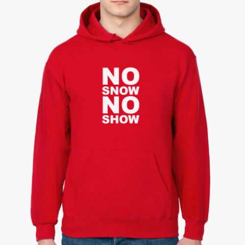 Толстовка худи No snow, no show