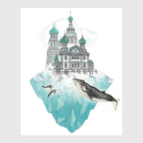 Постер Зимний Санкт-Петербург