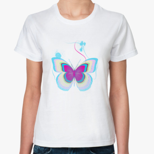 Классическая футболка 'Бабочки'