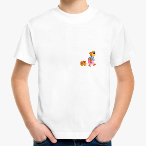 Детская футболка Медведь-грибник