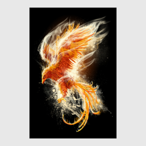 Постер Птица Феникс Fenix bird
