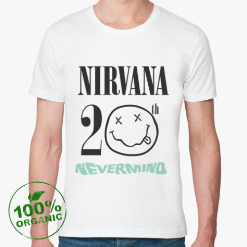 Футболка из органик-хлопка Nirvana Nevermind 20th