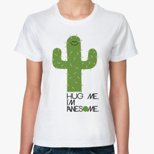 Классическая футболка Hug me