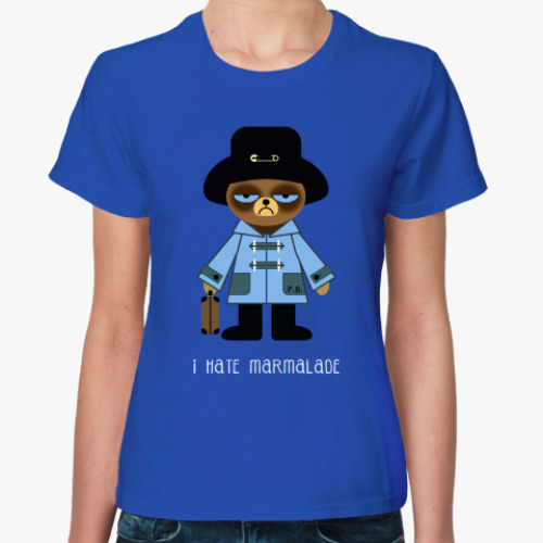 Женская футболка Grumpy Paddington