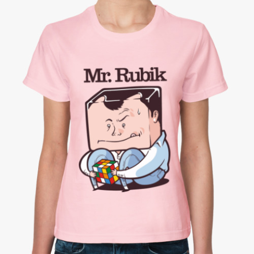 Женская футболка Mr. Rubik | Кубик Рубика