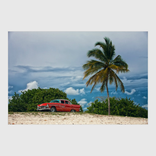 Постер Plymouth Belvedere на пляже Варадеро, Куба.