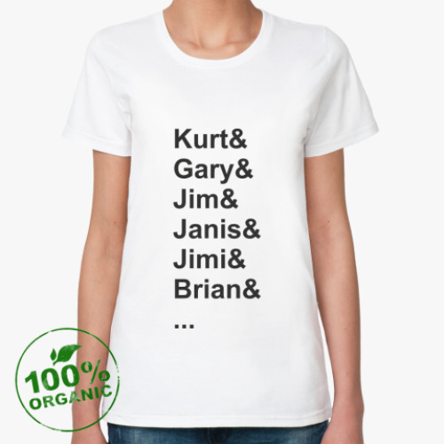 Женская футболка из органик-хлопка Club 27