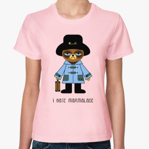 Женская футболка Grumpy Paddington
