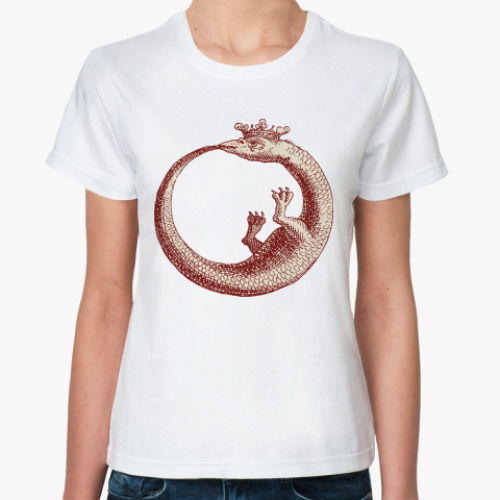Классическая футболка  retro dragon