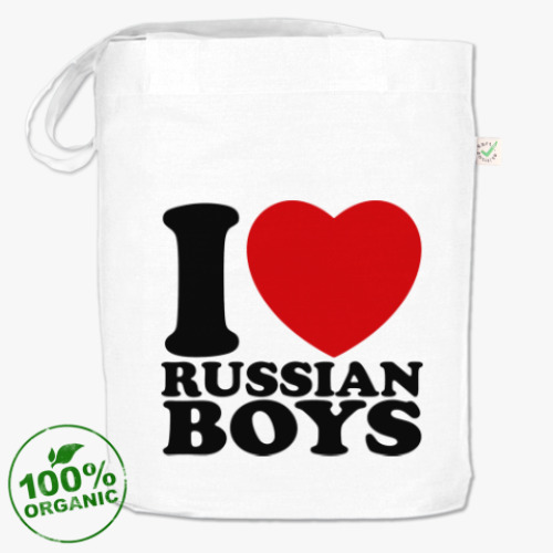 Сумка шоппер Люблю русских парней